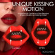 Magic Kiss Kissing Clitoral Stimulator With  Thrusting Vibrator - Red Image
