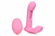 Flickers G-Flick Flicking G-Spot Vibrator With  Remote - Pink Image