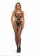 Hit the Line Crotchless Bodystocking - One Size -  Black Image