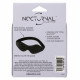 Nocturnal Collection Eye Mask - Black Image