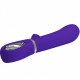 Thomas Super Soft Silicone Rabbit Vibrator - Purple Image