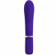 Thomas Super Soft Silicone Rabbit Vibrator - Purple Image