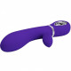 Thomas Super Soft Silicone Rabbit Vibrator - Purple Image