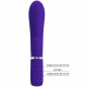 Thomas Super Soft Silicone Rabbit Vibrator - Purple Image