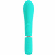 Thomas Super Soft Silicone Rabbit Vibrator -  Turquoise Image