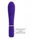 Prescott Super Soft Rabbit Silicone Vibrator -  Purple Image