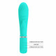 Prescott Super Soft Rabbit Silicone Vibrator -  Vibrator -Teal Image