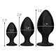 Triple Juicers Silicone Anal Trainer Set - Black Image