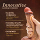 Renaissance - Raphael - 9.5 Inch Sliding Foreskin  Dildo With Squeezable Balls - Tan Image