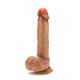 Renaissance - Raphael - 9.5 Inch Sliding Foreskin  Dildo With Squeezable Balls - Tan Image