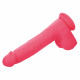 Rechargeable Rumbling and Thrusting Silicone Studs - Pink Image