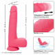 Rechargeable Rumbling and Thrusting Silicone Studs - Pink Image