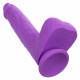 Rechargeable Gyrating and Thrusting Silicone Studs - Purple Image