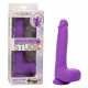 Rechargeable Gyrating and Thrusting Silicone Studs - Purple Image