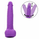 Rechargeable Gyrating and Thrusting Silicone Studs - Purple Image