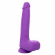 Rechargeable Gyrating and Thrusting Silicone Studs - Purple Image