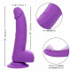 Neon Silicone Studs 6 Inch - Purple Image