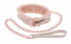 Peaches ‘N Creame Fur Collar and Leash - Pink Image