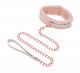 Peaches ‘N Creame Fur Collar and Leash - Pink Image