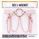 Peaches ‘N Creame Collar With Nipple Clamps - Pink Image