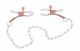 Peaches ‘N Creame Pearl Nipple Clamps - Pink Image