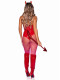 Devil Horns Headband and Tail Set - Red Image