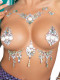 Siren Adhesive Body Jewels Sticker - Clear Image