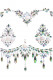 Siren Adhesive Body Jewels Sticker - Clear Image