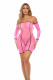 Double Vision Bodysuit Set - Pink Image