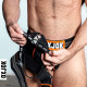 Slingjock Upthrust Slider-Strap Jock Black Iron - Large Image