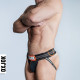 Slingjock Upthrust Slider-Strap Jock Black Iron - Large Image