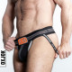 Bulger the Big Pouch Jock Black Iron Large Image