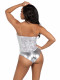 Sequin Bodysuit - Medium - Silver Image