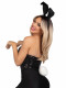 2 Pc Bunny Kit, Includes Pin-on Tail and Headband  - Black Image