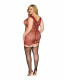 Garter Slip Dmnd - One Size Queen - Red Image