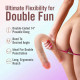 Dr. Skin Plus - 14” Posable Double Dong - Beige Image