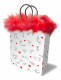 Stick Figures Gift Bag - Red Image