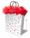 Stick Figures Gift Bag - Red Image