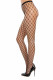 Double Fence Net Pantyhose - Black - Os Image