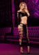 Fire Flame Crop Top and Pant - One Size - Black Image