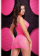 Leopard Lace Mini Dress - One Size - Pink Image