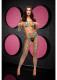 2pc Rainbow Crop Top and Pants Set - One Size Image