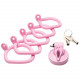 Pussification Vulva Chastity Cage - Pink Image