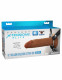 Fantasy X-Tensions Elite 6" Silicone Hollow Strap Dual Density Brown Image