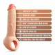 Performance Plus Thrive 2.5 Inch Silicone Penis  Xtender - Beige Image