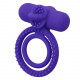 Silicone Rechargeable Dual Climaxer - Purple Image