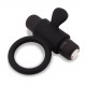 Nu Sensuelle Silicone Bullet Ring - Black Image