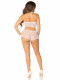 2pc Mini Heart Trimmed Cami and Short Panty  -  Short Panty  - Os - White Image