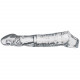 Extend XL Penis Sleeve 7.25" - Clear Image