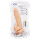 8" Dual Density Real Touch Thick With Realistic Painted Veins and Balls - White Image